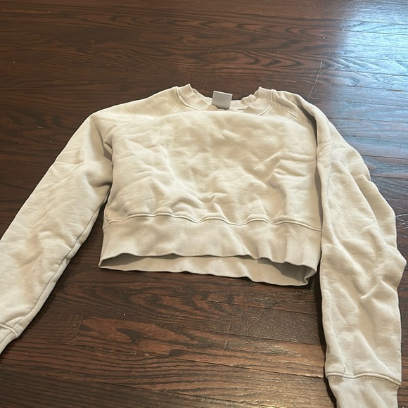 Green cropped sweater - Picture 1 of 3